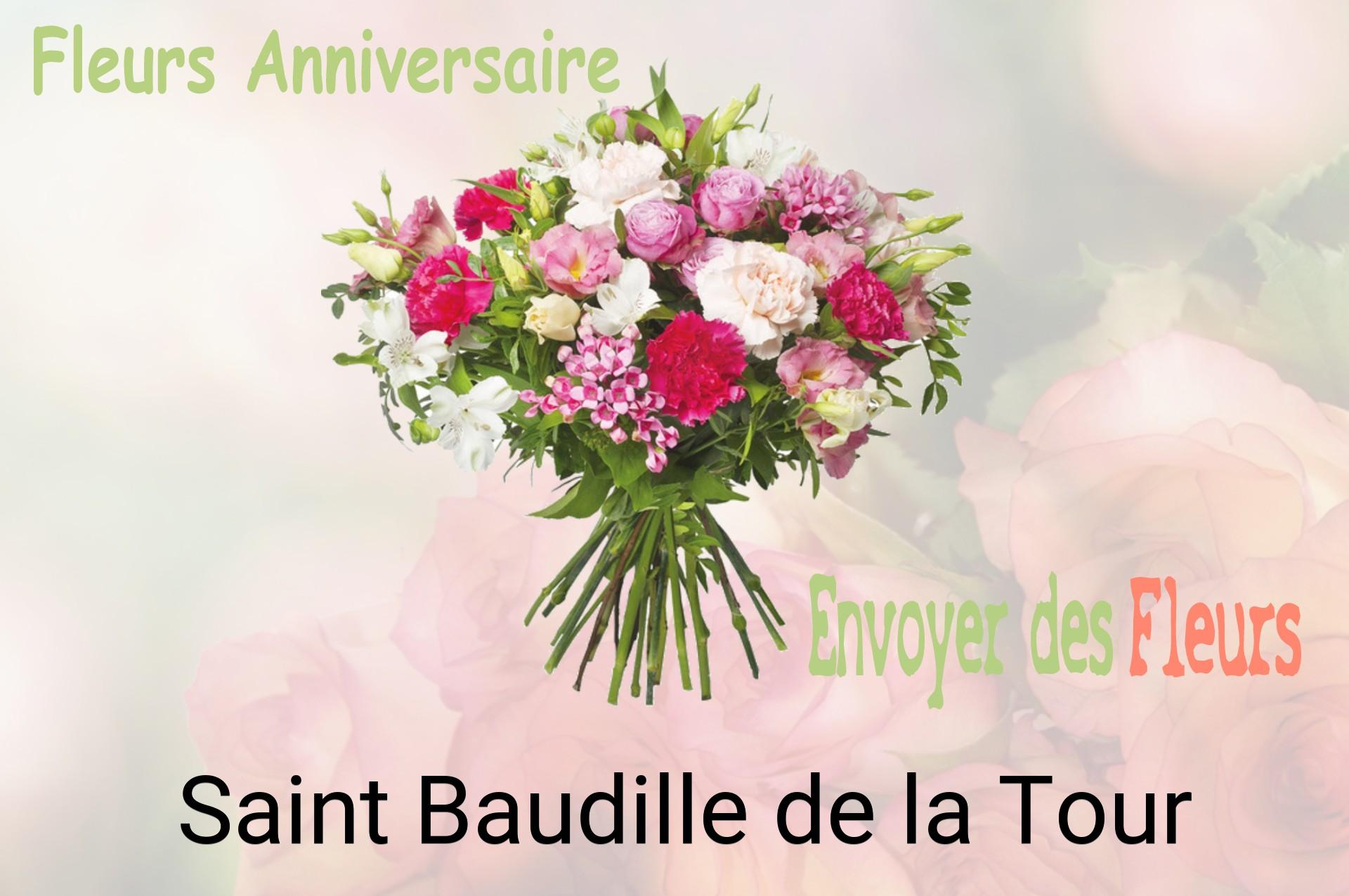 Bouquet de fleurs d’anniversaire livré à Saint-Baudille-de-la-Tour