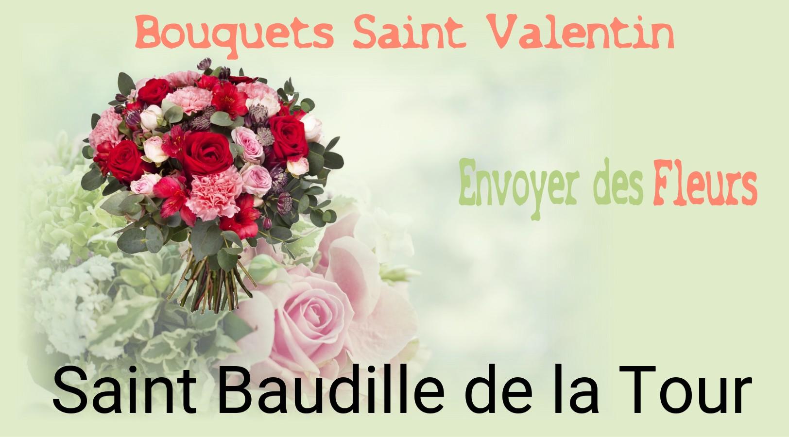 Roses de Saint-Valentin livrées à Saint-Baudille-de-la-Tour